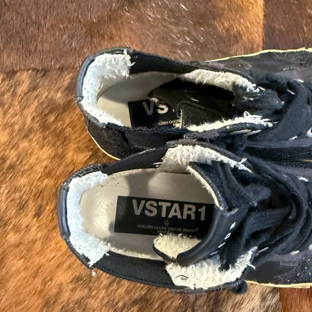Golden Goose Black Glitter Sneakers - Picture 6 of 10